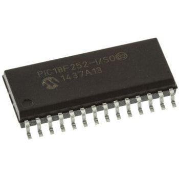 Microchip マイコン， 28-Pin SOIC PIC18F252-I/SO MICROCHIP