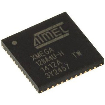 Microchip マイコン AVR XMEGA， 44-Pin VQFN ATXMEGA128A4U-MH MICROCHIP