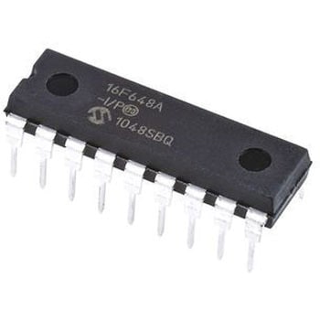 Microchip マイコン， 18-Pin PDIP PIC16F648A-I/P - MICROCHIP