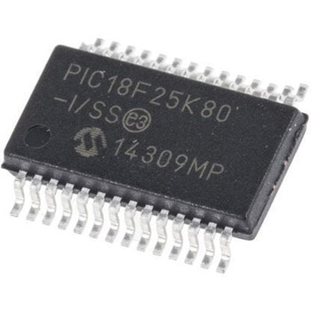 Microchip マイコン， 28-Pin SSOP PIC18F25K80-I/SS MICROCHIP