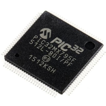 Microchip マイコン， 100-Pin TQFP PIC32MX795F512L-80I/PF MICROCHIP