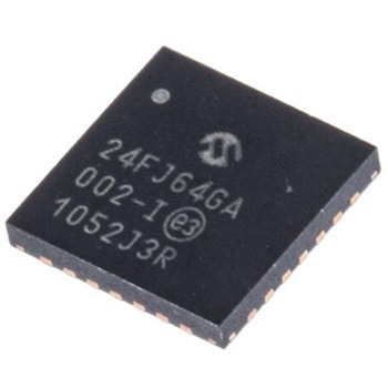 Microchip マイコン， 28-Pin QFN PIC24FJ64GA002-I/ML MICROCHIP