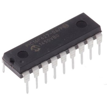 Microchip マイコン， 18-Pin PDIP PIC16F627-04/P MICROCHIP