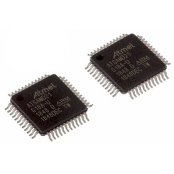 Microchip マイコン ATSAMD， 48-Pin TQFP ATSAMD21G18A-AU MICROCHIP