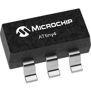 Microchip マイコン ATtiny， 6-Pin SOT-23 ATTINY4-TSHR MICROCHIP