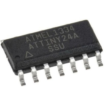 ATTINY24A-SSU Microchip マイコン ATtiny， 14-Pin SOIC ATTINY24A-SSU 1袋(10個 ...