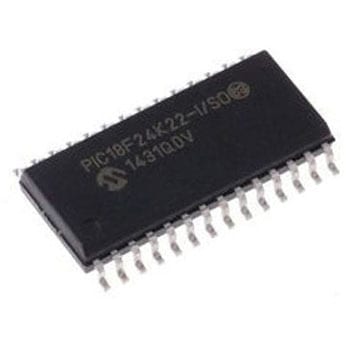 Microchip マイコン， 28-Pin SOIC PIC18F24K22-I/SO MICROCHIP