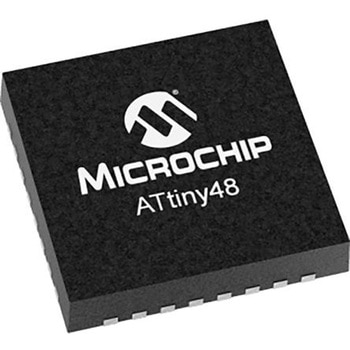 Microchip マイコン ATtiny， 28-Pin QFN ATTINY48-MMU - MICROCHIP