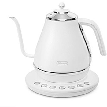 温度設定機能付き電気カフェケトル icona(アイコナ) ピースフルホワイト KBOE1230J-W [1.0L] デロンギ