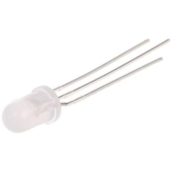 Kingbright LED， 緑，黄， スルーホール実装， 5 mm (T-1 3/4)， L-59GYW KINGBRIGHT