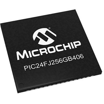 Microchip マイコン， 64-Pin QFN PIC24FJ256GB406-I/MR MICROCHIP