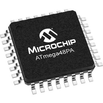 Microchip マイコン， 32-Pin TQFP ATMEGA48PA-AU MICROCHIP