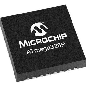 Microchip マイコン， 32-Pin VQFN ATMEGA328P-MU MICROCHIP