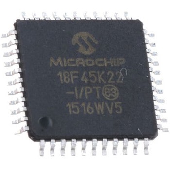 Microchip マイコン， 44-Pin TQFP PIC18F45K22-I/PT MICROCHIP
