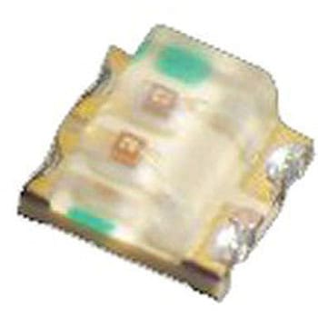 Kingbright LED， 緑，赤， 表面実装， 1616 (0606)， KPTB-1615SURKCGKC KINGBRIGHT