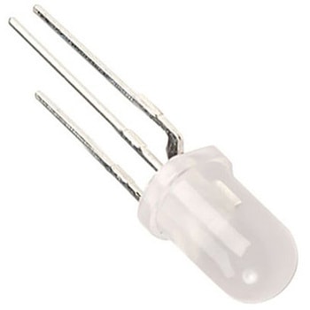 Kingbright LED， 緑，赤， スルーホール実装， 10mm 砲弾型， L-819EGW KINGBRIGHT