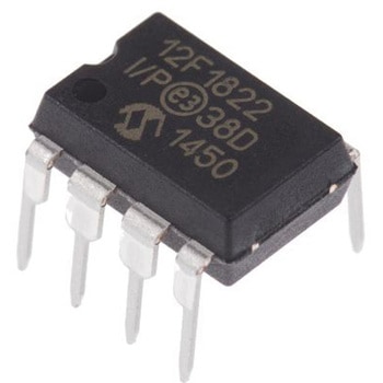 Microchip マイコン， 8-Pin PDIP PIC12F1822-I/P MICROCHIP