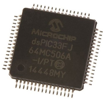 Microchip マイコン， 64-Pin TQFP dsPIC33FJ64MC506A-I/PT MICROCHIP