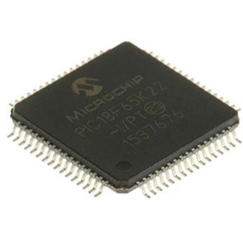Microchip マイコン， 64-Pin TQFP PIC18F65K22-I/PT MICROCHIP