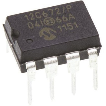 Microchip マイコン， 8-Pin PDIP PIC12C672-04I/P MICROCHIP