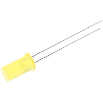 Kingbright LED， 黄， スルーホール実装， 5 mm (T-1 3/4)， L-483YDT KINGBRIGHT