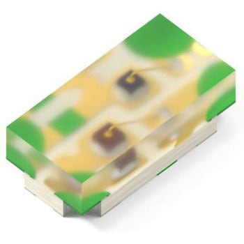 Kingbright LED， 緑，黄， 表面実装， SMD， KPHB-1608CGKSYKC-GX KINGBRIGHT