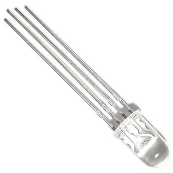 Kingbright LED， RGB， スルーホール実装， 5 mm (T-1 3/4)， L-154A4SUREQBFZGEW KINGBRIGHT