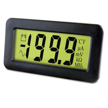 Lascar 電圧測定用デジタルパネルメータ DC LCD → ( V+ V- ) 6 → 15 V dc<BR/>→ ( V+GND ) 3 → 7.5 V dc DPM 750S-BL LASCAR