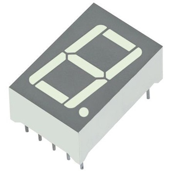 Kingbright LEDディスプレイ， 単桁桁， 緑， 数字表示器， 7セグメント， SC56-11CGKWA - KINGBRIGHT