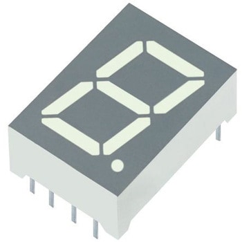 Kingbright LEDディスプレイ， 単桁桁， 赤， 数字表示器， 7セグメント， SC52-11SURKWA KINGBRIGHT