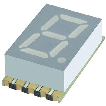 Kingbright LEDディスプレイ， 単桁桁， 緑， 数字表示器， 7セグメント， KCSC03-123 KINGBRIGHT