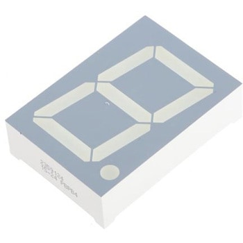 Kingbright LEDディスプレイ， 単桁， 緑，赤， 数字表示器， 7セグメント， SBA15-11EGWA KINGBRIGHT
