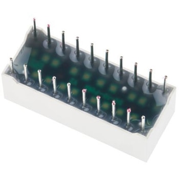 Kingbright LEDディスプレイ， 赤， ライトバー， 10セグメント， DC-10EWA KINGBRIGHT