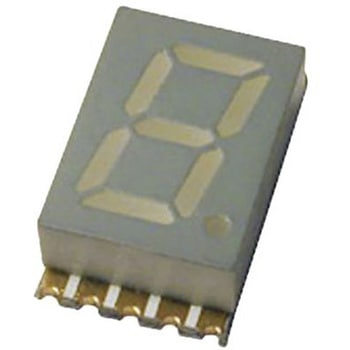 Kingbright LEDディスプレイ， 単桁桁， 赤， 数字表示器， 7セグメント， KCSA03-105 KINGBRIGHT