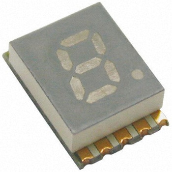 Kingbright LEDディスプレイ， 単桁桁， 緑， 数字表示器， 7セグメント， KCSC02-123 KINGBRIGHT