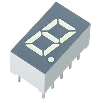 Kingbright LEDディスプレイ， 単桁桁， 赤， 数字表示器， 7セグメント， SA32-11EWA KINGBRIGHT