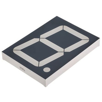 Kingbright LEDディスプレイ， 単桁， 赤， 数字表示器， 7セグメント， SA40-19EWA KINGBRIGHT