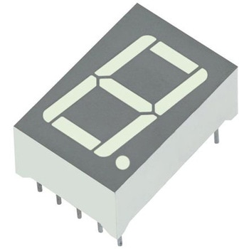 Kingbright LEDディスプレイ， 単桁桁， 赤， 数字表示器， 7セグメント， SA56-11SURKWA KINGBRIGHT