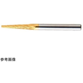 チタンコーティングシリーズ シャンク径3mm Mシリーズ ダブル 全長53mm TAG BUR