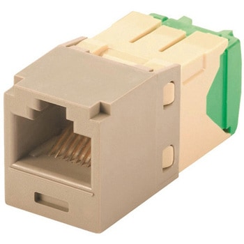カテゴリ6 モジュラージャック 細径タイプ TGタイプ 28・30AWG ライトグレー PANDUIT(パンドウイット)