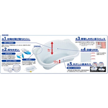 PH使い捨てガーグルベースンWh 1L 1箱 50個×10袋 オオサキメディカル