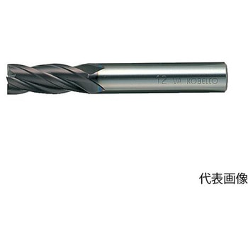 4枚刃バイオレット ハイススクエアエンドミルミディアム刃長 M 28mm 三菱マテリアル