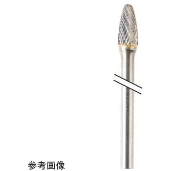 チタンコーティングロングシリーズ シャンク径3mm Fシリーズ ダブル 全長175mm TAG BUR
