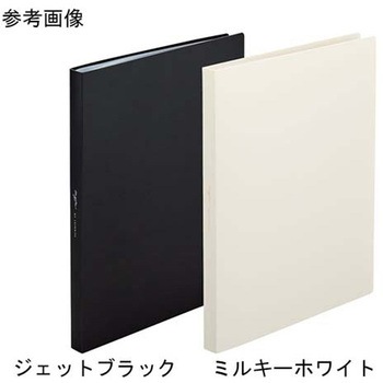 myfa クリヤーホルダーコレクションファイル ジェットブラック ポケット20枚 アズワン