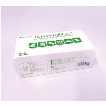 パルパーライトピュア ポップアップ 227×210mm 200枚入×30袋入 橋本クロス