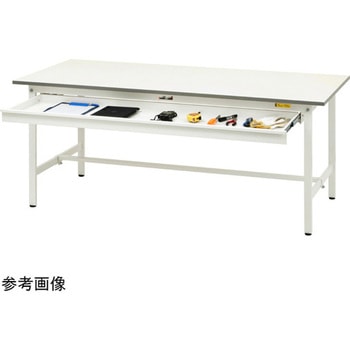 ワークテーブル150シリーズワイド引出し 適合天板サイズ：1200×600用 突起物を除く引出し内寸法 mm ：W890.5×D390×H40 山金工業