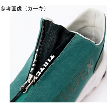 セーフティシューズ 素材：甲被…合成皮革+ナイロン、底…EVA+熱可塑性ゴム TPR 、先芯…樹脂先芯 カラー：ブラック アイトス