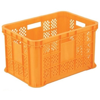 リステナー オレンジ 外寸 mm ：523×365×303 内寸 mm ：487×329×296 岐阜プラスチック工業(RISU/リス)
