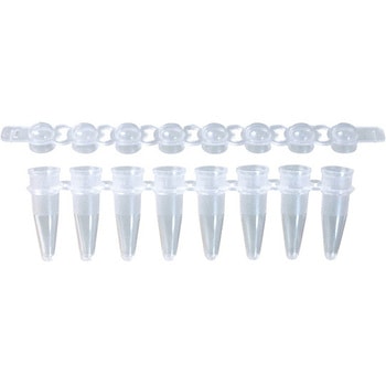 0.2mL 8連PCRチューブ+ドームキャップ 120ストリップ FastGene