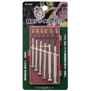 6PC. 精密ドライバーセット ミニ アズワン